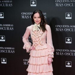 Dakota Johnson en el estreno de 'Cincuenta Sombras Más Oscuras' en Madrid