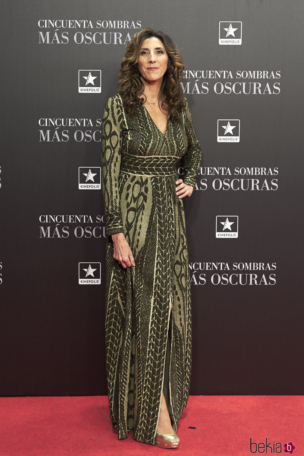 Paz Padilla en el estreno de 'Cincuenta Sombras Más Oscuras' en Madrid