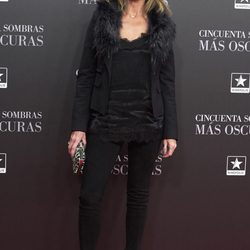 Arancha de Benito en el estreno de 'Cincuenta Sombras Más Oscuras' en Madrid