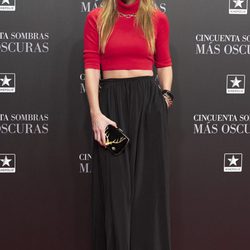 Raquel Meroño en el estreno de 'Cincuenta Sombras Más Oscuras' en Madrid