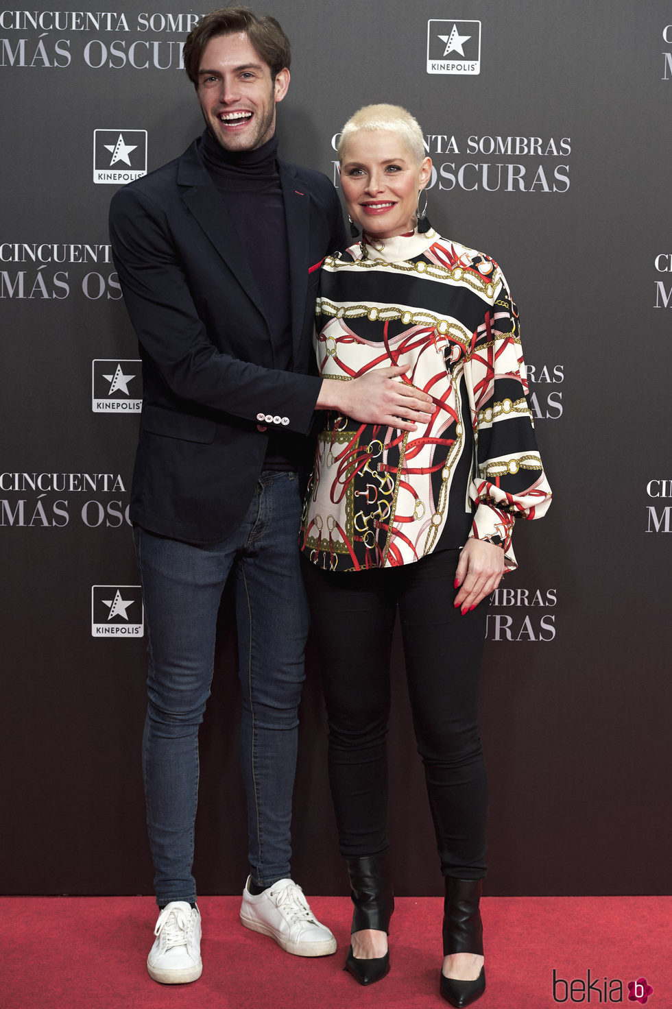 Soraya y Miguel Herrera en el estreno de 'Cincuenta Sombras Más Oscuras' en Madrid