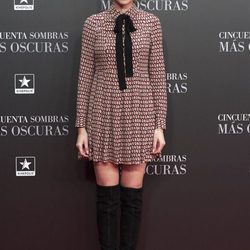 Dafne Fernández en el estreno de 'Cincuenta Sombras Más Oscuras' en Madrid