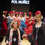 Alba Carrillo y María del Mar Núñez en el desfile flamenco de Jerez