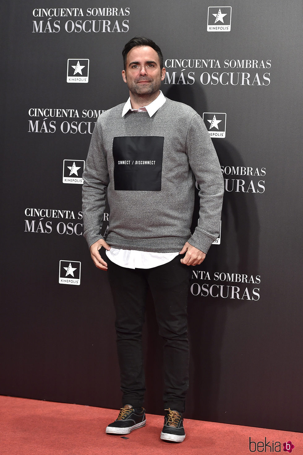 Naím Thomas en el estreno de 'Cincuenta Sombras más Oscuras' en Madrid