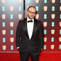 El productor Gabor Sipos en la alfombra roja de los Premios Bafta 2017