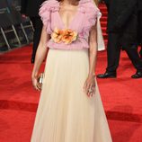 Naomie Harris en la alfombra roja de los Premios Bafta 2017