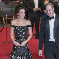 Los Duques de Cambridge en la alfombra roja de los Premios Bafta 2017