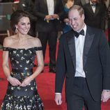 Los Duques de Cambridge en la alfombra roja de los Premios Bafta 2017