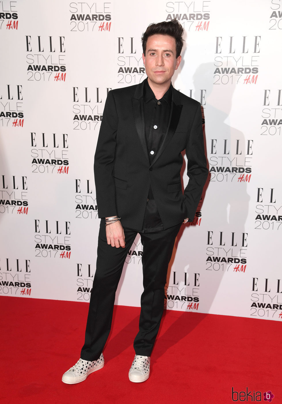 Nick Grimshaw en los Elle Style Awards 2017