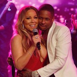 Mariah Carey junto al rapero YG en su reaparición en 'El Show de Jimmy Kimmel'