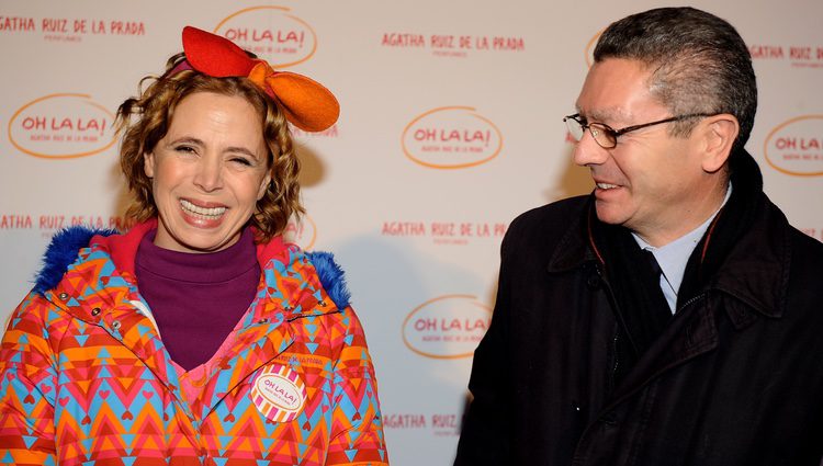 Ágatha Ruiz de la Prada y Alberto Ruiz Gallardón en 2009