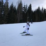 Harper Seven Beckham disfrutando de la nieve en Canadá