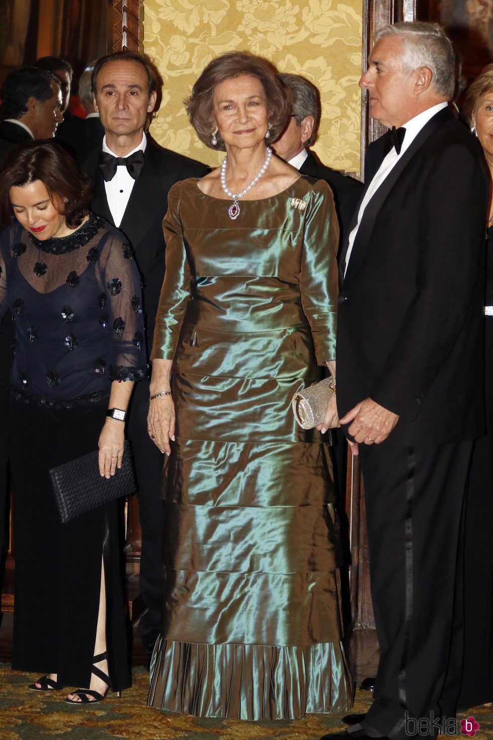 La Reina Sofía en la entrega de la Medalla de Oro del Círculo del Liceo en Barcelona