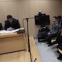 Lucas Hernández en el juicio por violencia de género contra su pareja