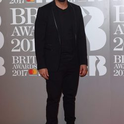 Craig David en la alfombra roja de los Brit Awards 2017