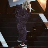 Katy Perry en el escenario de los Brit Awards 2017