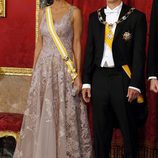 Mauricio Macri y Juliana Awada en la cena de gala en su honor en el Palacio Real