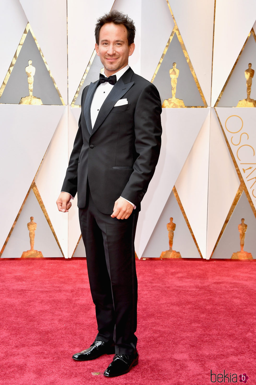 Marcel Mettelsiefen en la alfombra roja de los Premios Oscar 2017