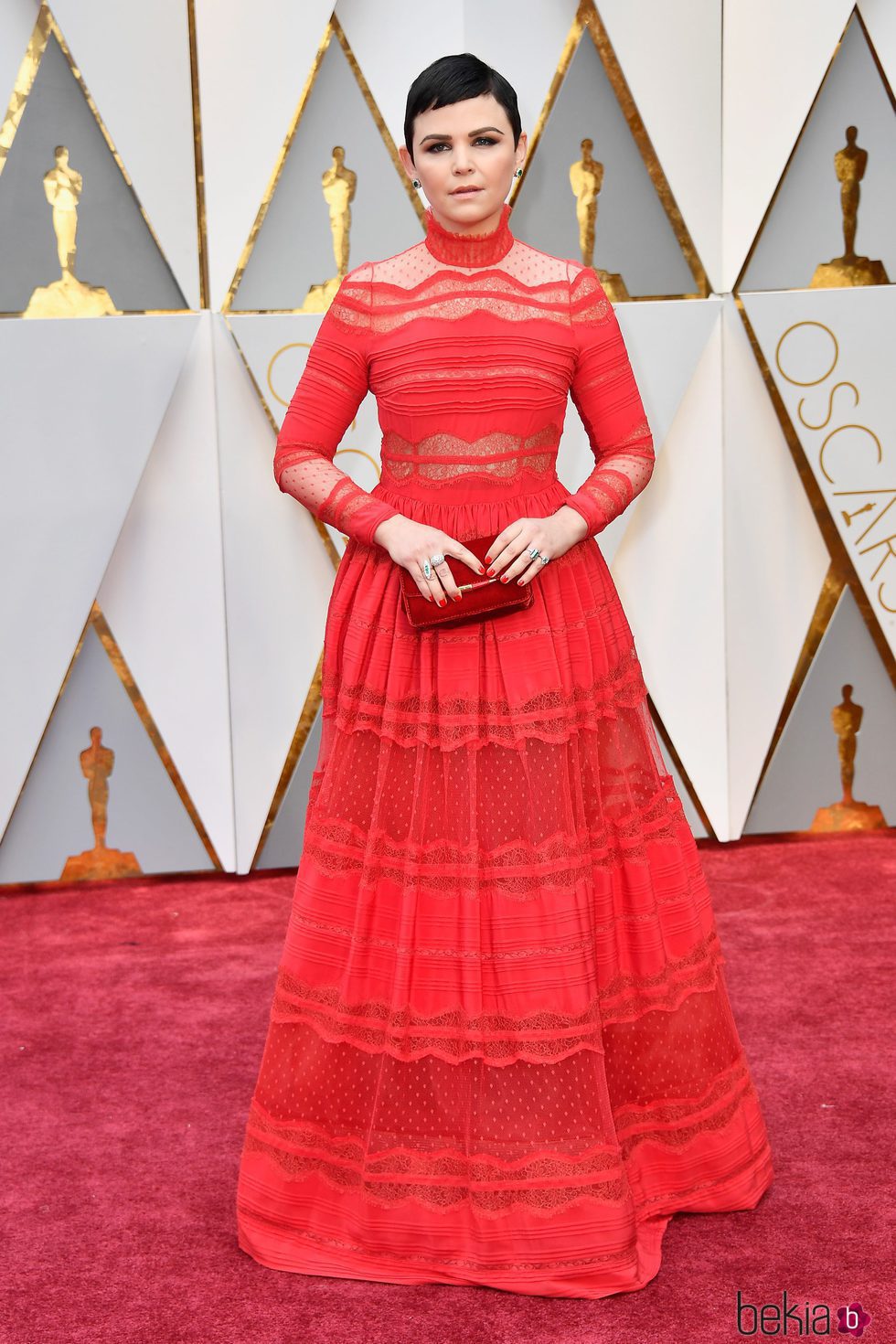 Ginnifer Goodwin en la alfombra roja de los Premios Oscar 2017