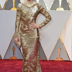 Jessica Biel en la alfombra roja de los Premios Oscar 2017