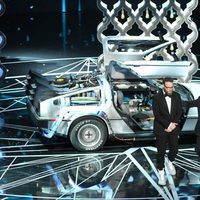 Michael J. Fox y Seth Rogen recordando 'Regreso al futuro' en los Oscar 2017