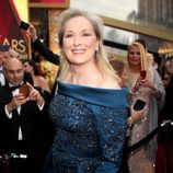 Meryl Streep en la alfombra roja de los Premios Oscar 2017