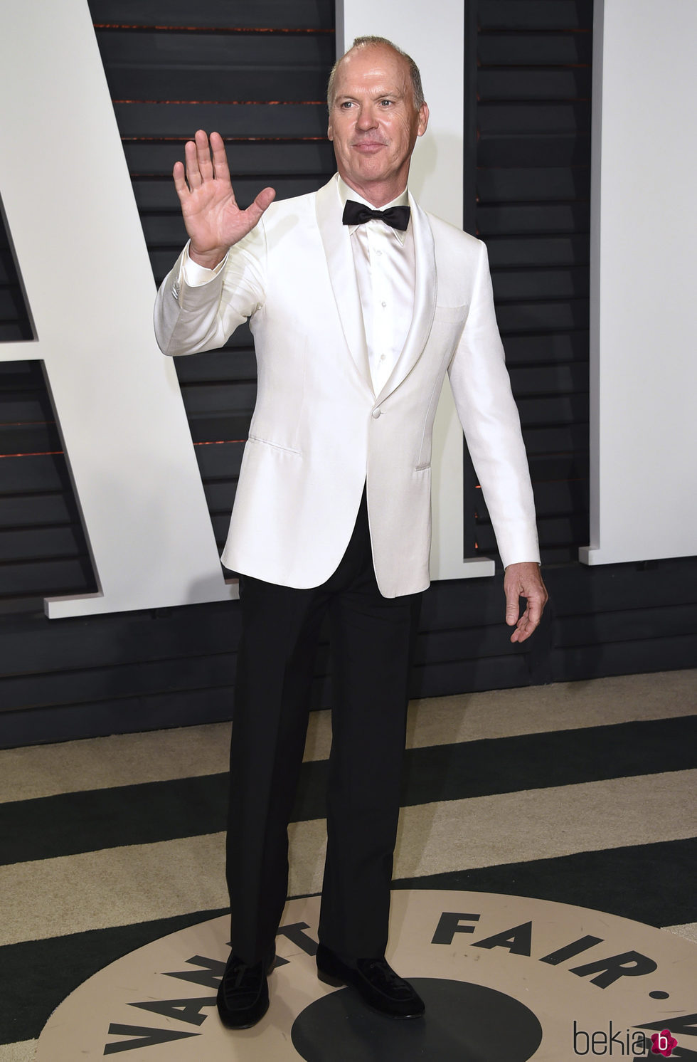 Michael Keaton en la fiesta de Vanity Fair de los Premios Oscar 2017