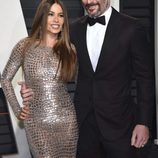 Sofia Vergara y Joe Manganiello en la fiesta de Vanity Fair de los Premios Oscar 2017
