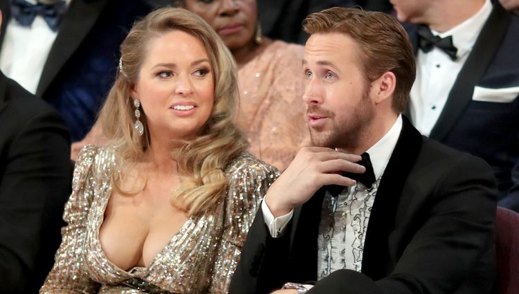 Ryan Gosling y su hermana en la gala de los Oscar 2017