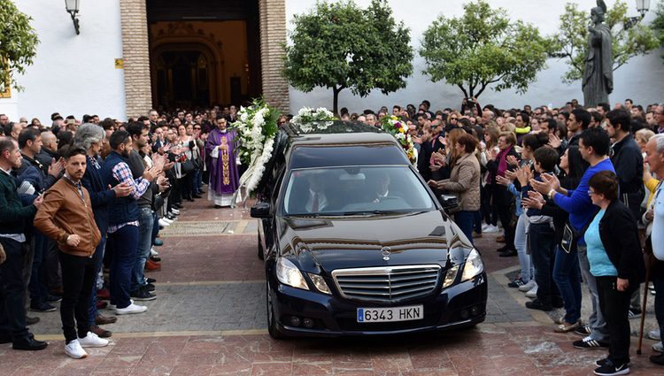 El funeral por Pablo Ráez en Marbella