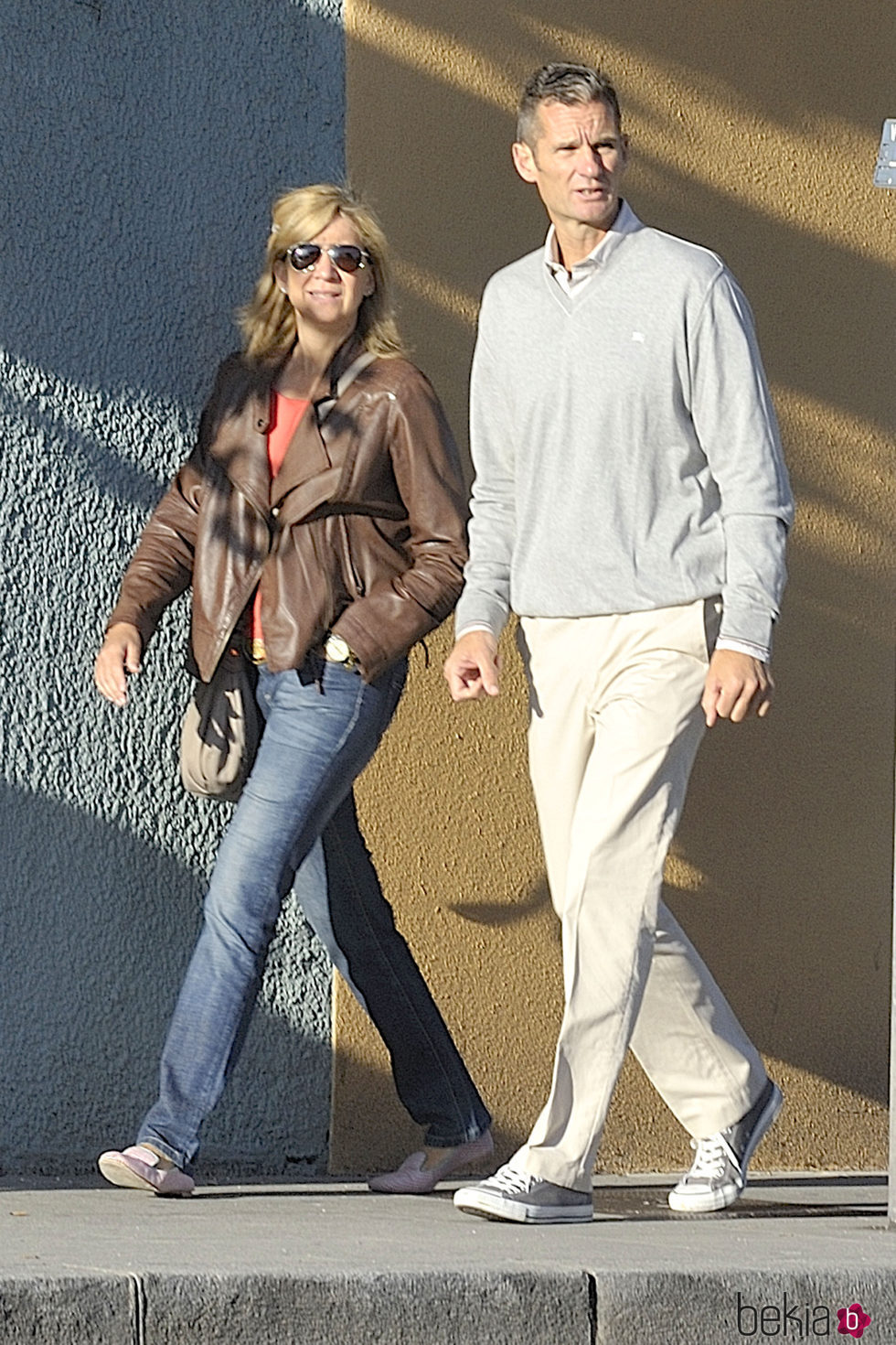 La Infanta Cristina e Iñaki Urdangarin paseando por Ginebra