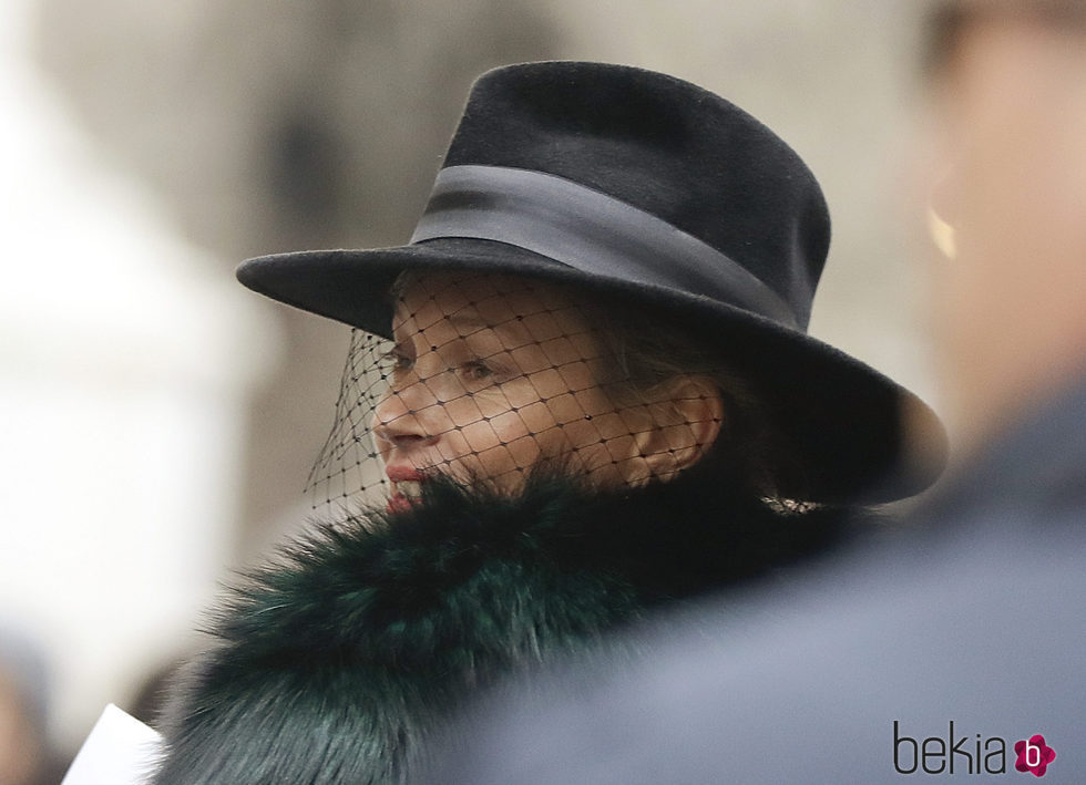 Kate Moss en el funeral de Franca Sozzani en Milán