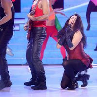 Yolanda Ramos interpretando a Mystic en la primera gala de 'Tu cara me suena 5'