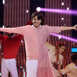 Yolanda Ramos imitando a Enrique y Ana en la decimoquinta gala de 'Tu cara me suena 5'