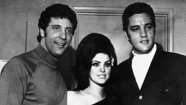 Tom Jones, Priscilla y Elvis Presley juntos en Las Vegas