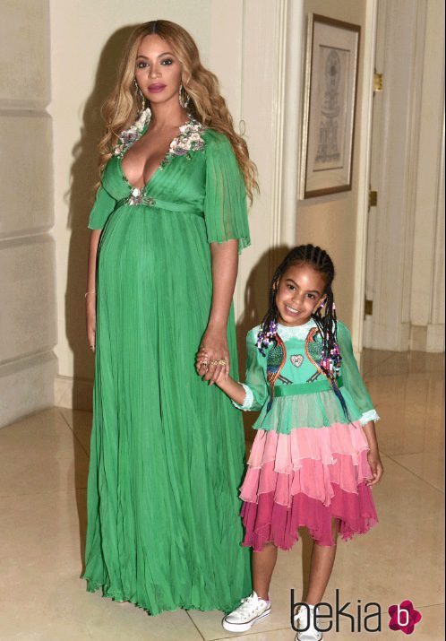Beyoncé junto a Blue Ivy