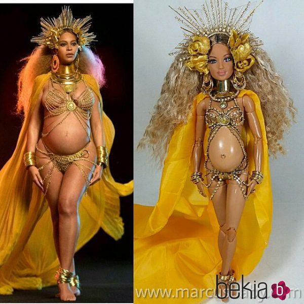 Beyoncé embarazada en versión Barbie