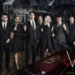 Cartel de promoción de la octava temporada de 'The vampire diaries'