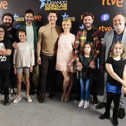 Jaime Cantizano y otras celebrities en la presentación de su nuevo programa 'Jugando con las estrellas'