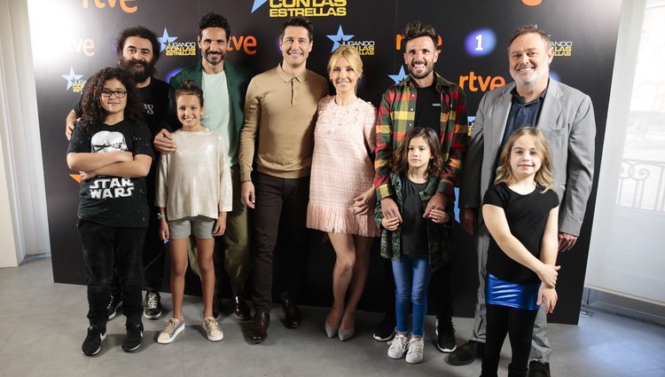 Jaime Cantizano y otras celebrities en la presentación de su nuevo programa 'Jugando con las estrellas'