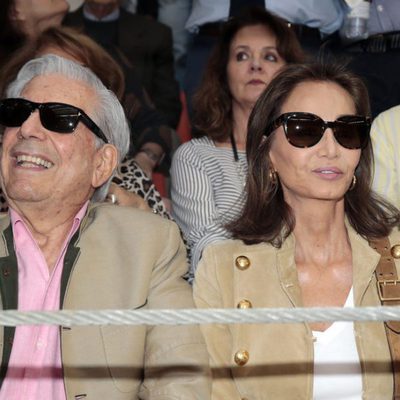 Isabel Preysler y Mario Vargas Llosa en un festejo taurino en Illescas