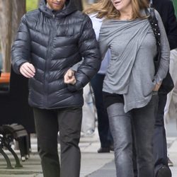 Pablo Motos y Laura Llopis dando un paseo por las calles de Madrid