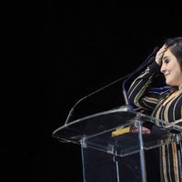 Inma Cuevas con su premio de la Unión de Actores 2017