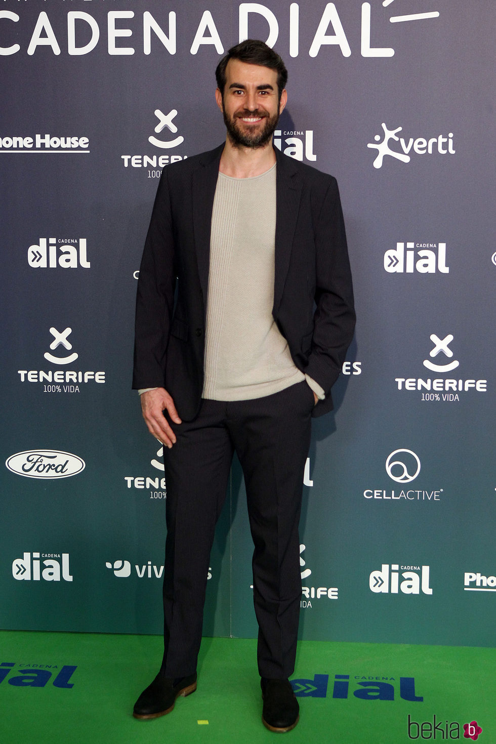 Daniel Muriel en la alfombra roja de los Premios Cadena Dial 2017