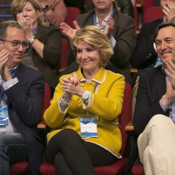 Esperanza Aguirre y Rafael Hernando en un congreso del PP de Madrid