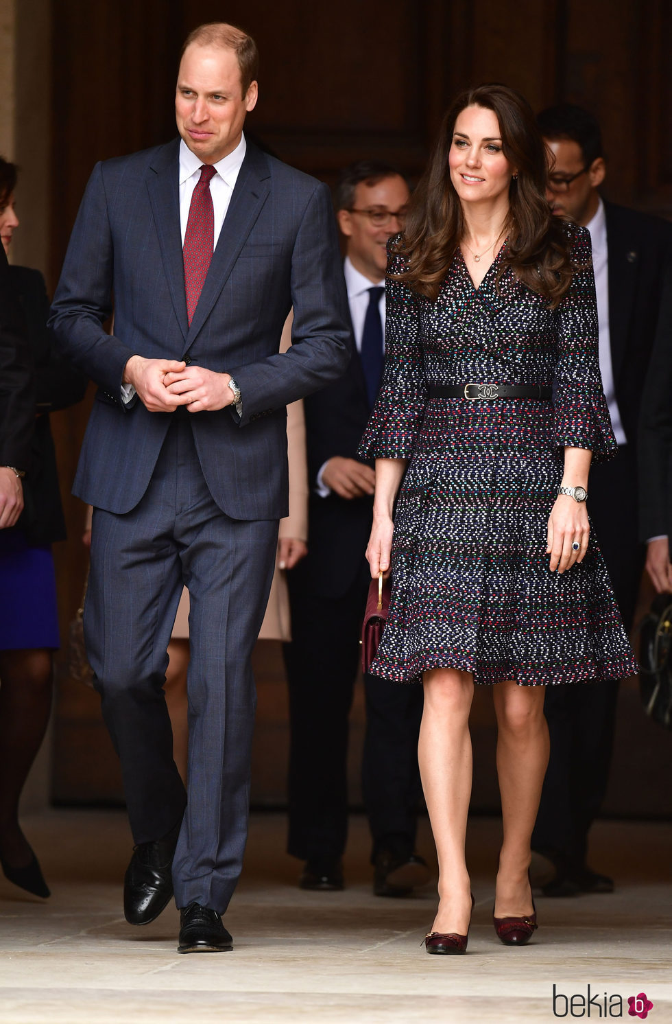 Los Duques de Cambridge de visita en Los Inválidos de París