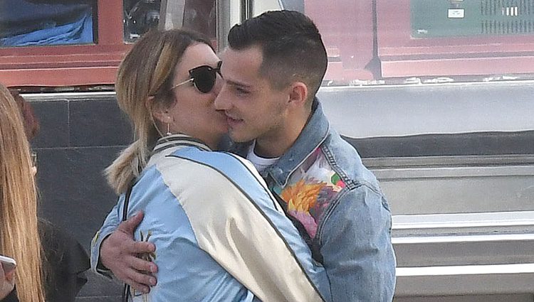 Blanca Suárez besa a Joel Bosqued en Málaga