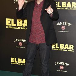 Carlos Areces en la presentación de la película 'El Bar' en los cines Callao de Madrid