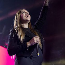 Leire Martínez en el concierto de la noche de Cadena 100
