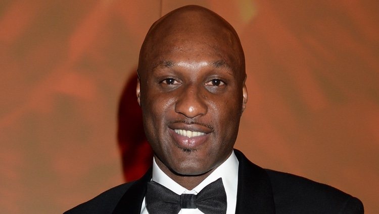 Lamar Odom en la fiesta de los Globos de Oro